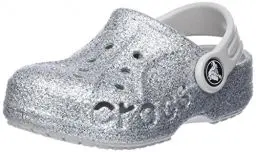 Produktbild: Crocs Unisex Kids Baya Clog T Holzschuh, Glitter (Silver)