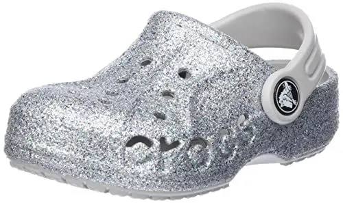 Produktbild: Crocs Unisex Kids Baya Clog T Holzschuh, Glitter (Silver)