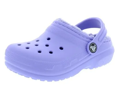 Produktbild: Crocs Unisex-Kinder Classic Lined Clog, Digitales Violett, 13 Toddler