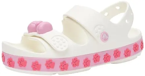 Produktbild: Crocs Unisex Kinder Crocband Cruiser Sandal K Sandalen, Pet White/Pink Tweed, 38/39 EU