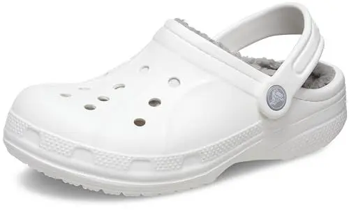 Produktbild: Crocs Unisex Kinder Ralen Lined Clog K Clog, White/Light Grey, 24/26 EU