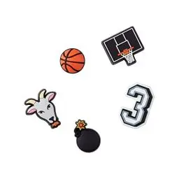 Produktbild: Crocs Unisex Star 5 Pack Schuhanhänger, Basketball-Stern