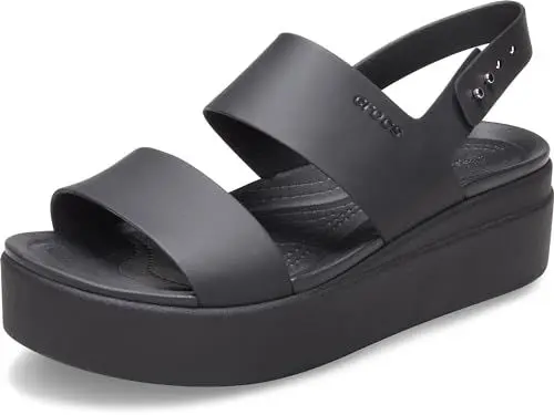 Produktbild: Crocs Herren Brooklyn Low Wedge Sandalen, Black/Black, 37/38 EU