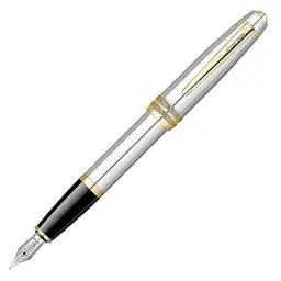 Produktbild: Cross Bailey Füllfederhalter Medalist (M-Feder, 23-karätiger galvanischer Goldüberzug) chrom