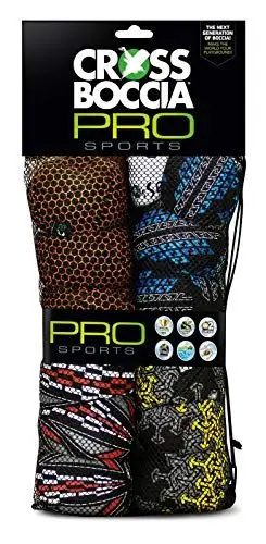 Produktbild: Crossboccia® Family Pro Pack Race Arrows, 4 x 3 Kugeln, 1 Zielkugel, 970849