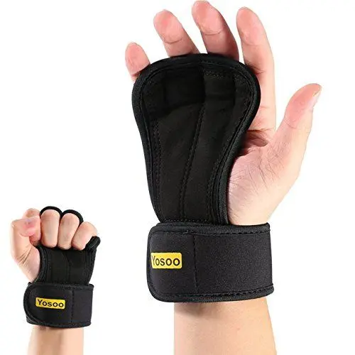 Produktbild: Crossfit-Handschuhe aus Neopren für WOD, Klimmzüge, Kettlebell-Training, Gewichtheben, mit Beschichtung gegen Hornhaut und Schweißstopp
