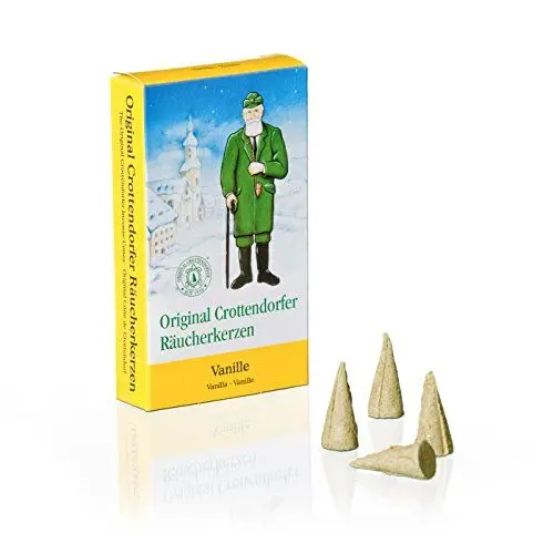 Produktbild: Original Crottendorfer - Räucherkerzen - Duft: Vanille - Menge: 24 Stück - Größe: M - Made in Germany