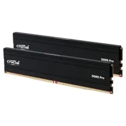 Produktbild: Crucial Pro DDR5 RAM 32GB Kit (2x16GB) 6000MHz, Intel XMP 3.0, PC Computer Arbeitsspeicher 32GB DDR5 - CP2K16G60C48U5
