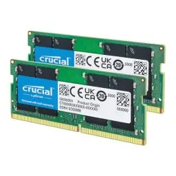 Produktbild: Crucial RAM CT2K8G4SFS824A 16GB (2x8GB) DDR4 2400MHz CL17 Laptop Arbeitsspeicher Kit