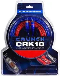 Produktbild: Crunch CRK10 | 10mm² Verstärker-Anschluss-Set - Kabelset 5m mit Cinchkabel