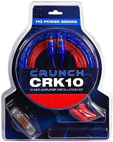 Produktbild: Crunch CRK10 | 10mm² Verstärker-Anschluss-Set - Kabelset 5m mit Cinchkabel