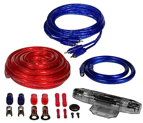 Produktbild: Crunch CRK35 | 35mm² Verstärker-Anschluss-Set - Kabelset 5m mit Cinchkabel
