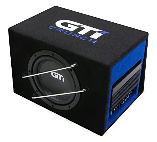Produktbild: Crunch GTI 800A - Aktiver Subwoofer | Aktivsubwoofer 20cm Bassreflex BASS Gehäuse | GTI800A