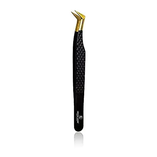 Produktbild: Crystal Lashes Pinguin Pinzette schwarz