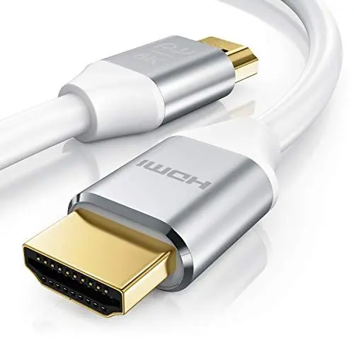 Produktbild: 3m HDMI Kabel 8k @ 120 Hz mit DSC - 7680 x 4320 - UHD II - kompatibel zu HDMI 2.1 2.0a 2.0b - 3D - Ultra High Speed mit Ethernet - Dynamic HDR10+ - VRR - ARC - Blu Ray PS4 PS5 Xbox - Weiß