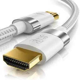 Produktbild: CSL - 8k / 4k HDMI Kabel 2.1/2.0-5m - 8K @ 60Hz / 120Hz - 4K @ 240Hz - 48 Gbit/s - 3D - Ultra High Speed mit Ethernet - TV Blu-ray PS5 Xbox Series X Switch - weiß - 5 Meter