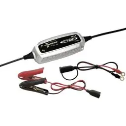 Produktbild: CTEK XS 0.8, Batterieladegerät 12V, Erhaltungsladegerät, Intelligentes Ladegerät Motorrad, Jetski,Motorschlitten, Wasserfahrzeug, Rasenmäher, Batteriepfleger Mit Entsulfatierungsprogramm, Schwarz/Rot