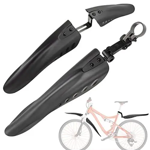 Produktbild: Ctrunit Fahrrad Kotflügel Set, Fahrrad Kotflügel Set mit 8M DIY Reflective Tape,vorne und hinten Kotflügel Einstellbare Fahrrad Kotflügel für 24