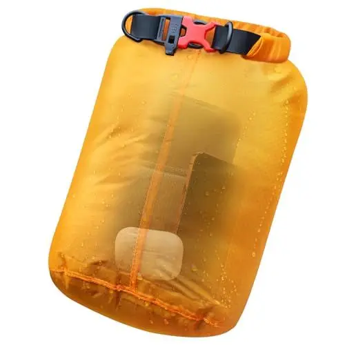 Produktbild: Ctrunit wasserdichte trockene Tasche, 3L 5L 10L 20L 35L Rollen Top trockener Sack mit Pfeife für Bootfahren Wandern Camping Kajak Kanu Schwimmen Snowboard Paddel Board (Orange 35L)