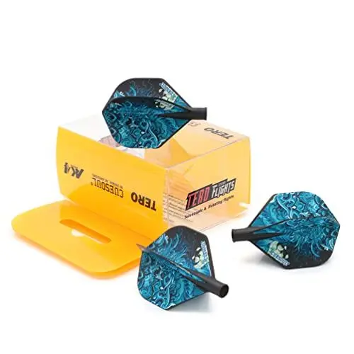 Produktbild: CUESOUL TERO AK4 Dart Flights Standardform mit Design mit Vier mythologischen Symbolen, 3er-Set