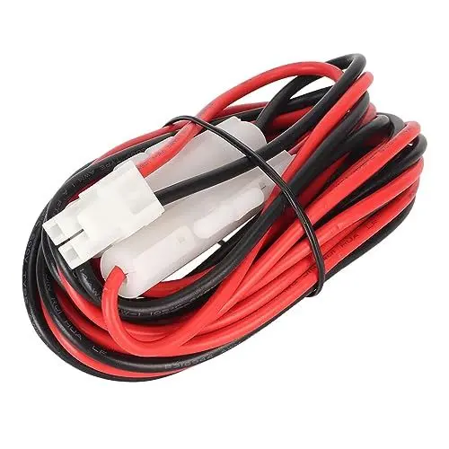 Produktbild: Cuifati DC-Kabel-Autostromkabel, 9,8 Fuß CB-Mobilfunk-Anschlusskabel mit 15-A-Sicherung für TK7180 TK8180 TK7302 TK8302 TK7360 TK8360 NX 820 NX 740 NX 840 NX 900