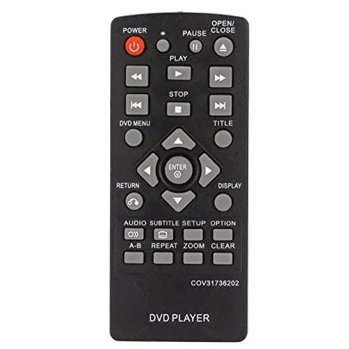 Produktbild: Cuifati Ersatz-Fernbedienung für DVD-Player DP132 DP132NU, Universal-Fernbedienung für DVD-Player, Verschleißfest und Langlebig, Einfache Bedienung
