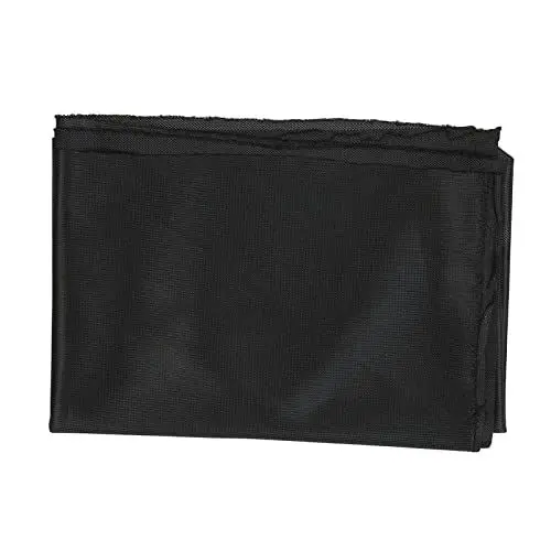 Produktbild: Cuifati Lautsprecher-Grill-Tuch, 140 X 91 cm Lautsprecher-Tuch Mesh-Stoff Lautsprecher-Mesh-Tuch Staubdichte Schutzhülle Lautsprecher-Grill(Schwarz)