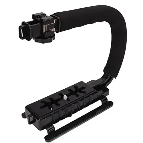 Produktbild: Cuifati Stabilisierender Handgriff mit Zubehörhalterung für Kamera, Camcorder, DSLR, DV-Video, für, Nikon, Pentax,