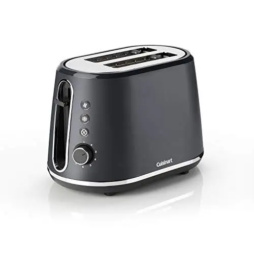 Produktbild: Cuisinart 2-Scheiben-Toaster | Extra tiefe, extra breite Schlitze, ideal für dickes Brot und Bagels |Hochstellhebel | 7 Bräunungsstufen plus Abtauung | Passender Wasserkocher erhältlich | Grau