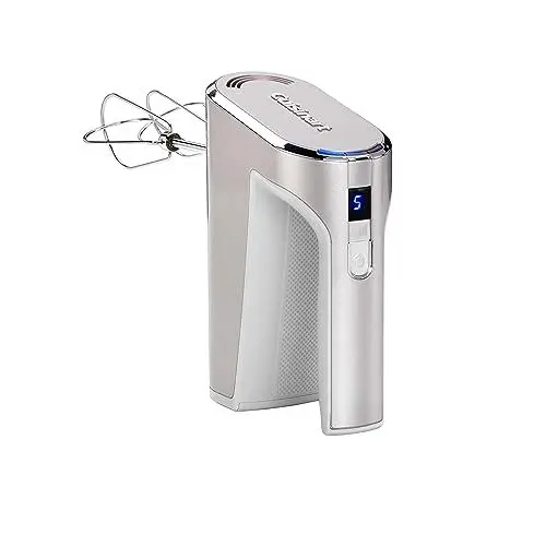Produktbild: Cuisinart Cordless Power Hand Mixer | Cake Mixer zum Backen | Edelstahlschläger, 5 Geschwindigkeiten | wiederaufladbar | 20 Minuten Dauerbetrieb | Spülmaschinenfest | Elektrischer Handmixer