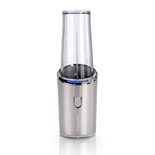 Produktbild: Cuisinart Schnurloser Mixer | 450ml Flasche | Tragbarer Smoothie Maker, Ice Crusher, Frappe, Milkshakes | USB Wiederaufladbar, Handheld | Tritan BPA freier Mixbecher mit Deckel inklusive