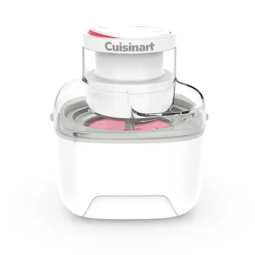 Produktbild: Cuisinart Solo Scoops Ice Cream Maker | Hausgemachtes Gelato & Eismaschine in 25 Minuten | Sorbet Maker | Frozen Yogurt Maker | Kompakt, platzsparend | 475ml Rührschüssel | ICEM10