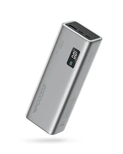 Produktbild: CUKTECH 15 150W Powerbank 20.000mAh Powerbank mit 3 Anschlüsse externer Akku mit Digitales Display, Power Bank USB C PD 3.0 für iPhone 15/14 Pro Max, Xiaomi Serie, Galaxy S23Ultra, MacBook Pro, mehr