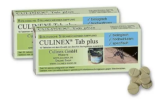 Produktbild: Culinex Tab plus gegen Mücken Doppelpackung (2x10 Stück)
