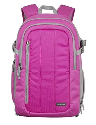 Produktbild: Cullmann SEATTLE TwinPack 400+ Rucksack, Daypack, Fotorucksack 2-in-1 für DSLR und Systemkameras mit Zubehör Pink