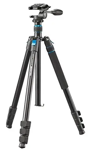 Produktbild: CULLMANN - 52230 - RONDO 480M RW20 - Stativ - Allround-Dreibeinstativ mit 3-Wege-Kopf - Tragkraft 4kg - Packmaß 48cm - Auszugshöhe 183cm - Schwarz
