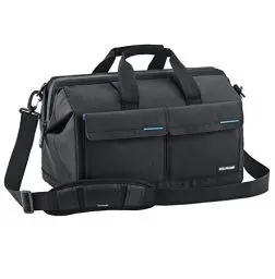 Produktbild: CULLMANN - 98368 - AMSTERDAM Maxima 235 Kameratasche für mittleres DSLR-Equipment mit großer Taschenöffnung, schwarz - Innenmaße: 220 x 150 x 140 mm - 700g leicht
