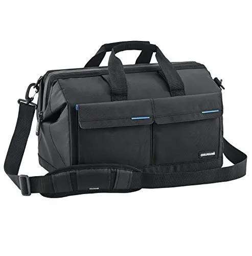 Produktbild: CULLMANN - 98368 - AMSTERDAM Maxima 235 Kameratasche für mittleres DSLR-Equipment mit großer Taschenöffnung, schwarz - Innenmaße: 220 x 150 x 140 mm - 700g leicht