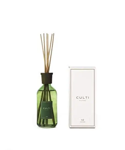 Produktbild: Culti Milano-Diffusor, Grün, 500 ml, Duft: The, Sencha und Gayac-Holz, Brenndauer 3 Monate, Meterware von 10 bis 20 m²