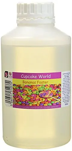 Produktbild: Cupcake World Intensiver Aromen Bananen Foster (Rum), 1er Pack (1 x 500 ml)