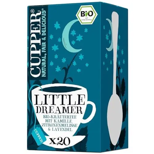 Produktbild: Cupper Bio Kräutertee mit Kamille, Zitronenmelisse und Lavendel, 20 Stück, 30 g