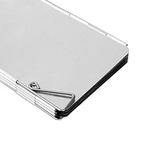 Produktbild: Cuque Outdoor-Herdschirm, Aluminiumlegierung Outdoor-Brenner-Windschutz, für Outdoor-Picknick(Silber·)
