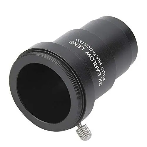 Produktbild: Cuque Verrückter 3X Linse, 3X Barlowlinse Teleskop Barlowlinse M42x0,75 Gewindeschnittstelle für 1,25 Zoll astronomische Teleskopokulare