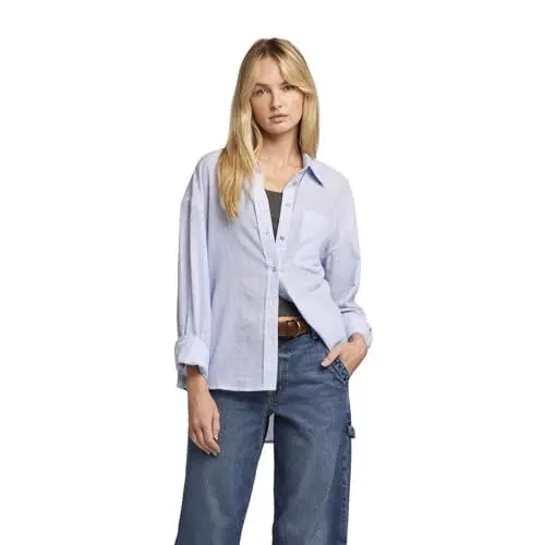Produktbild: Current/Elliott Damen The Candid Button-Down-Shirt, Maya, blau, Groß