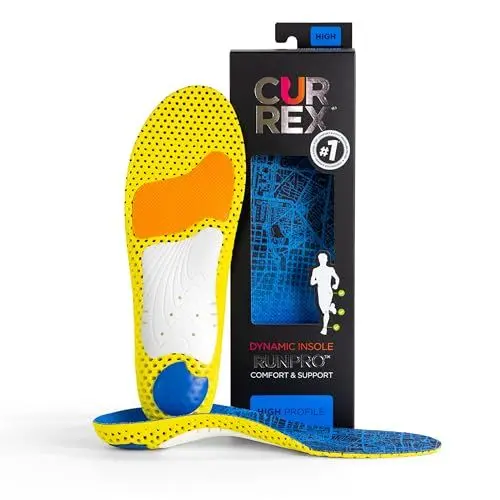 Produktbild: CURREX Einlegesohle RunPro - Einlegesohlen Sport für eine neue Dimension des Laufens. Sport Einlegesohlen für Verletzungsprävention, Stabilisation und volle Performance. High Profile