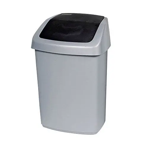 Produktbild: Curver Swing Abfallbehälter, Kunststoff, grau, 25 l