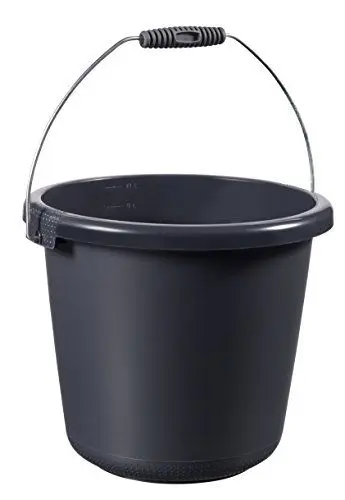 Produktbild: Curver Eimer 10L in anthrazit, Plastik, 30 x 30 x 25 cm