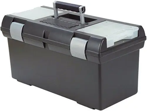 Produktbild: Curver Premium 24'' Werkzeugkasten, Plastik, anthrazit/Silber, 58 x 29 x 30 cm