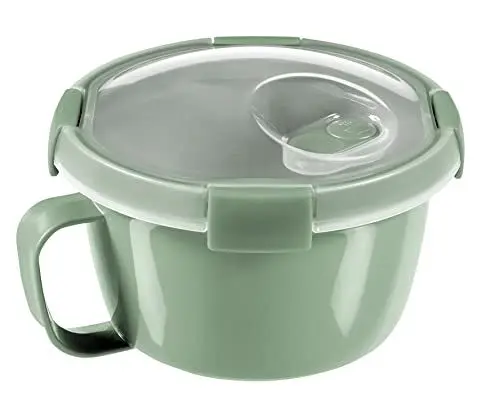 Produktbild: Curver | Smart to Go Soup 0,9 l Eco, Grün, 100% recyceltes Material, 15,7 x 15,7 x 9,6 cm