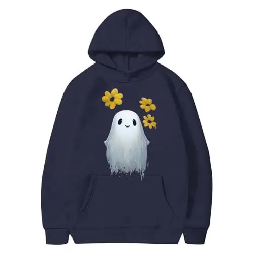 Produktbild: Cute Hoodie Sportpullover Damen Damen Kapuzenpullover mit Aufdruck, süß, übergroß, langärmelig, Grafik, lockeres Kapuzenpullover Pullis MäDchen Pullover Flieder Damen (H, XXXXL)